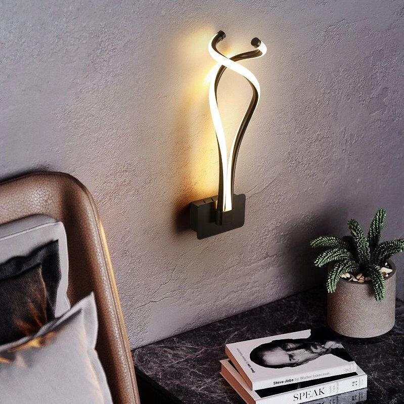 Aplica LED 40W Perete QUEEN BLACK