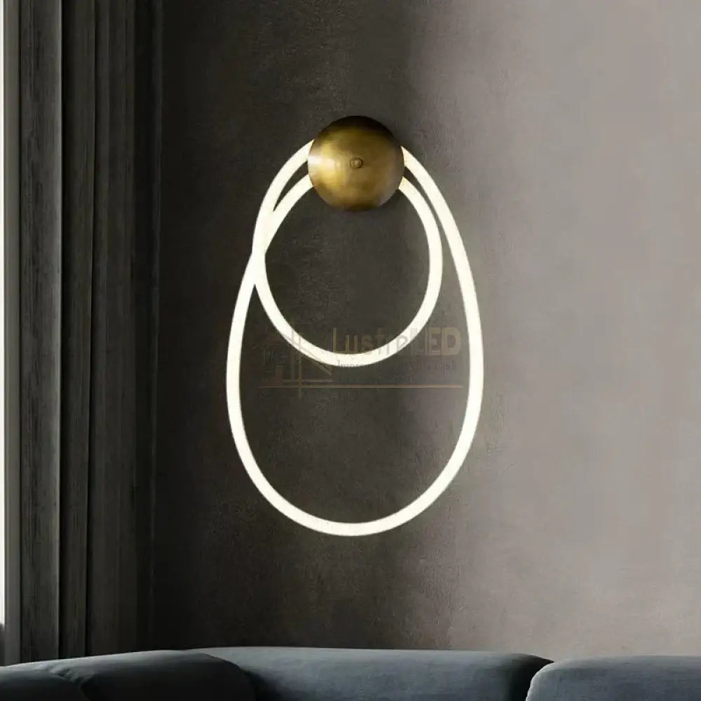 Aplica LED Nordic Style Light Rope Tube R9157/1 Gold lustreled.ro
