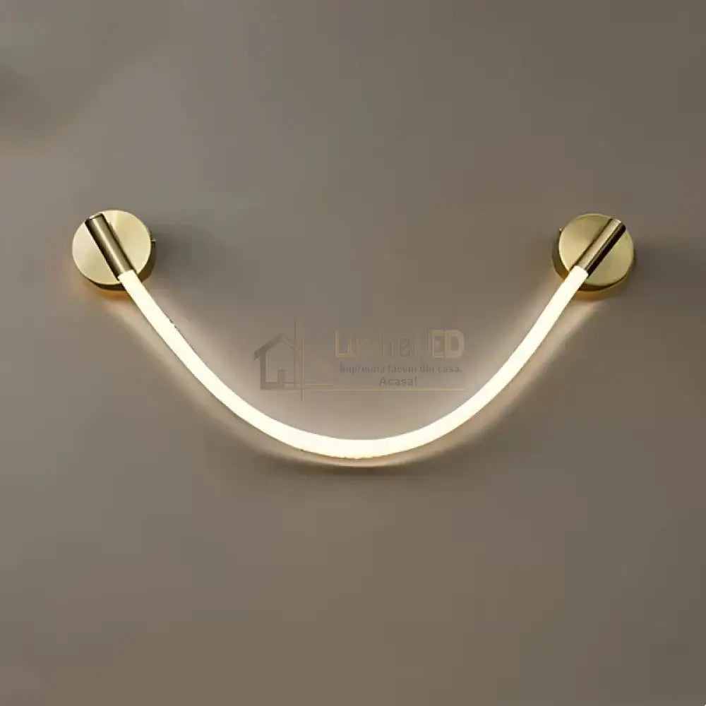 Aplica LED Nordic Style Light Rope Tube R9158/1 Gold lustreled.ro