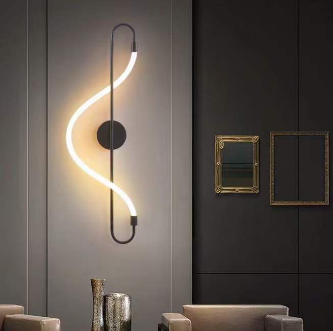 Aplica LED 16W Nordic Style Light Tube 9209 Black