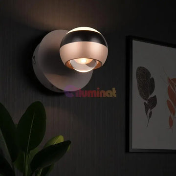 Aplica LED Orbit 3 lumini din buton, Dimabila