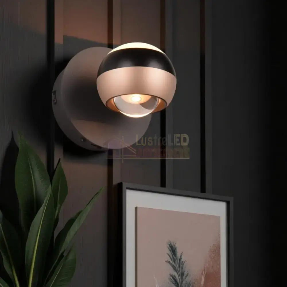 Aplica LED Orbit NEAGRA / APLICA PERETE / MINIMALIST DESIGN Wall Light Fixtures