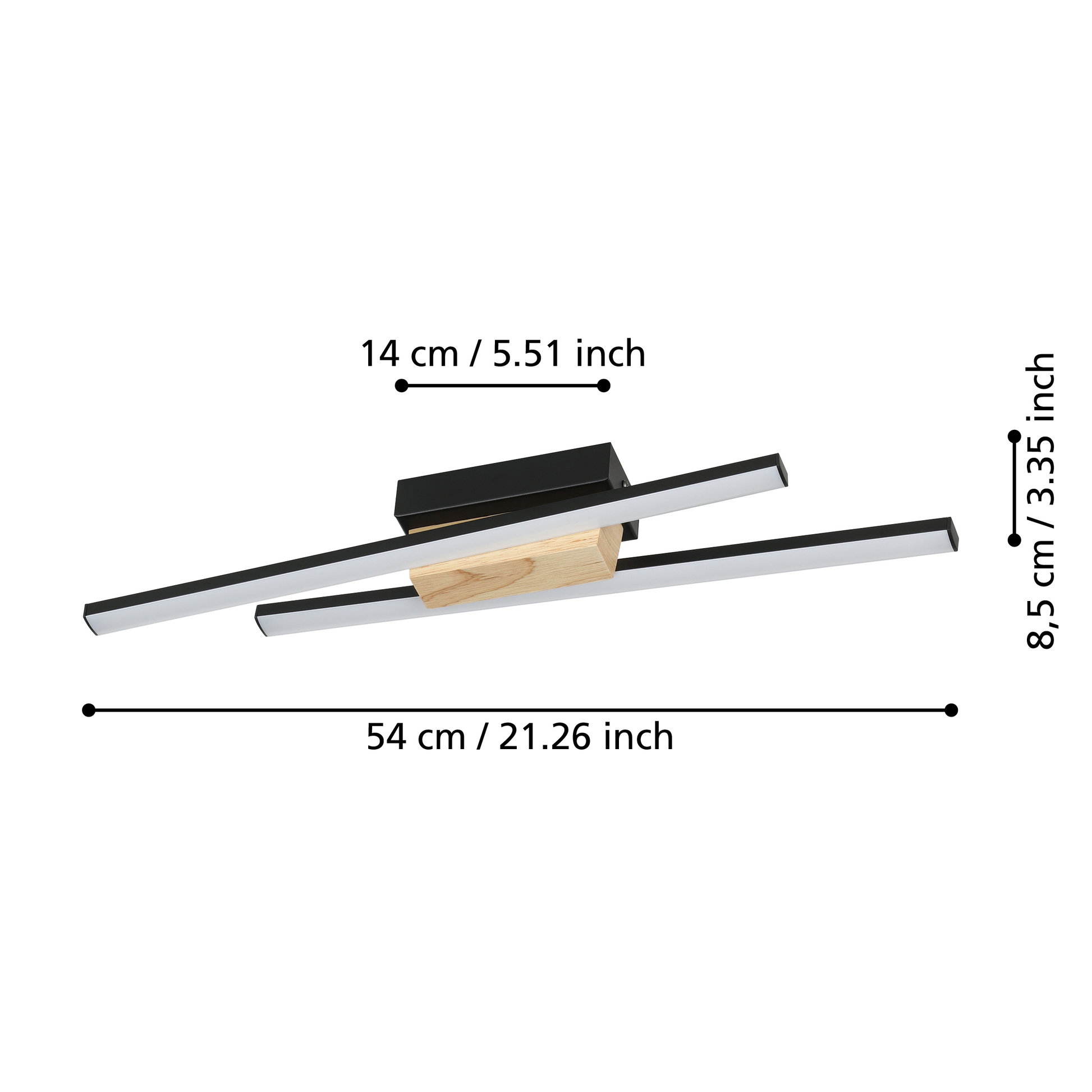 Aplica LED PANAGRIA Wood Style