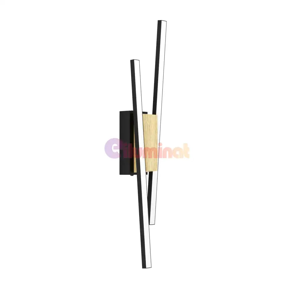 Aplica LED PANAGRIA Neagra 2X6,3W EGLO 900491 lustreled.ro
