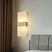 Aplica Led Perete 12W Sublime Square Gold Wall Light Fixtures
