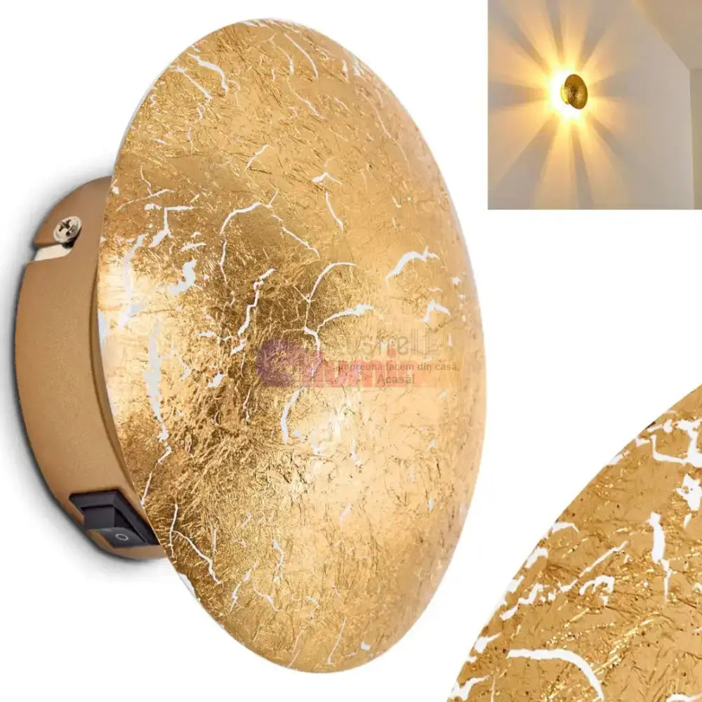 Aplica LED Perete Gold CHIROS lustreled.ro