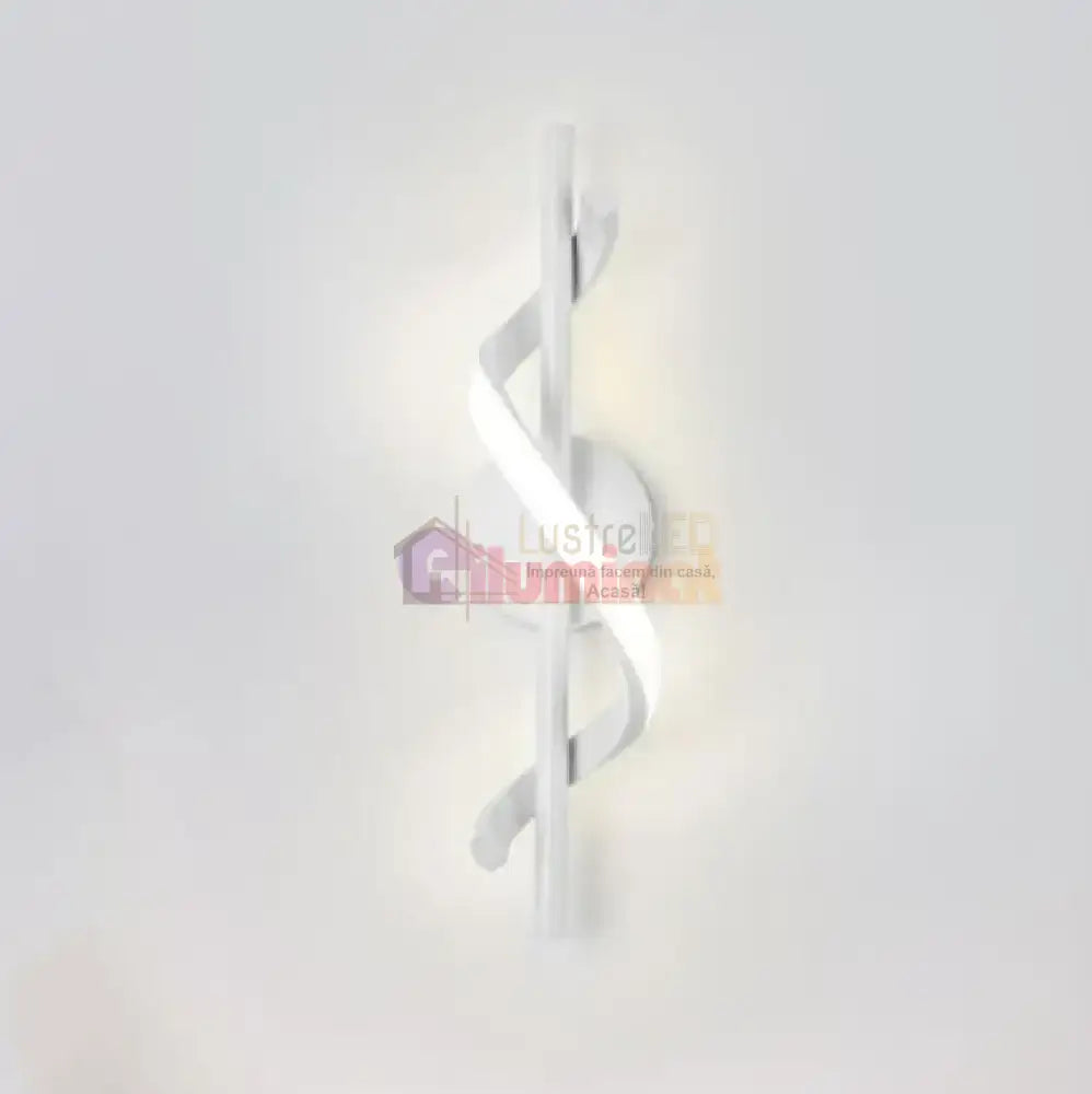 Aplica LED ROKO 10W Alba Echivalent 120W lustreled.ro