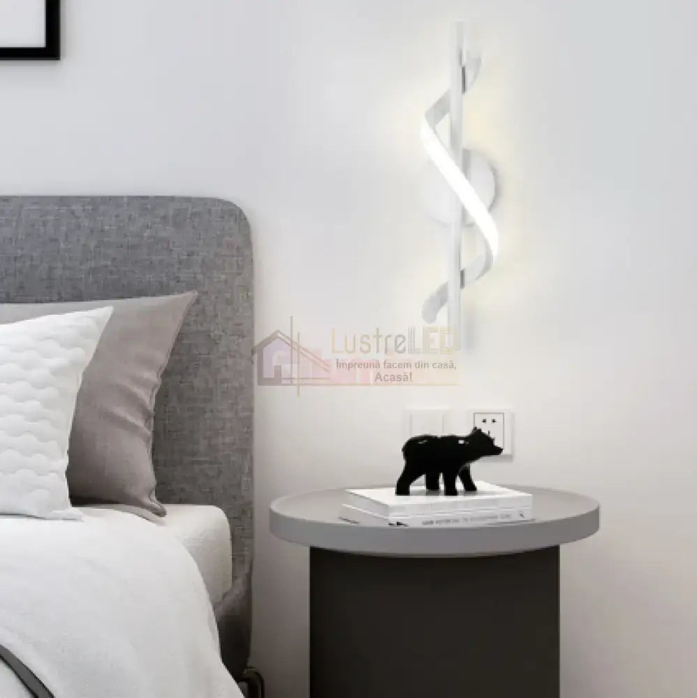 Aplica LED ROKO 10W Alba Echivalent 120W ALBA / MINIMALIST DESIGN / APLICA PERETE Wall Light Fixtures