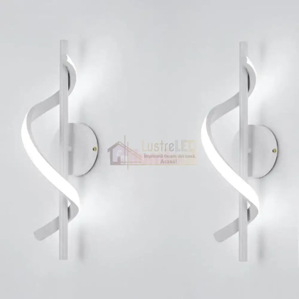 Aplica LED ROKO 10W Alba Echivalent 120W ALBA / MINIMALIST DESIGN / APLICA PERETE Wall Light Fixtures