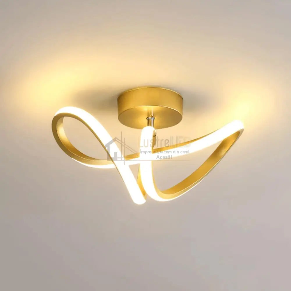 Aplica Led Gold Serpent Echivalent 200W Ceiling Light Fixtures