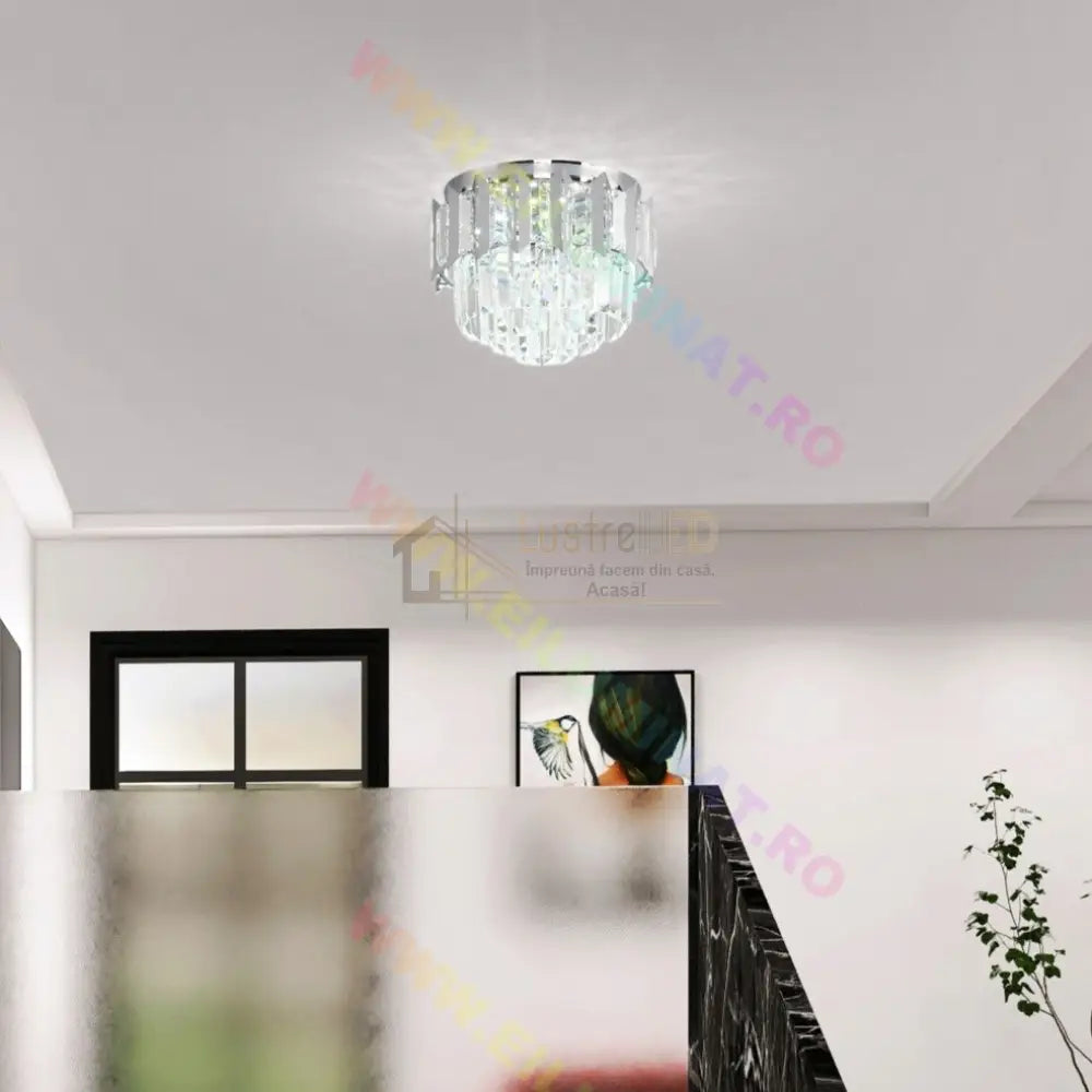 Aplica Led Silver Shine 30Cm Echivalent 300W Lighting Fixtures