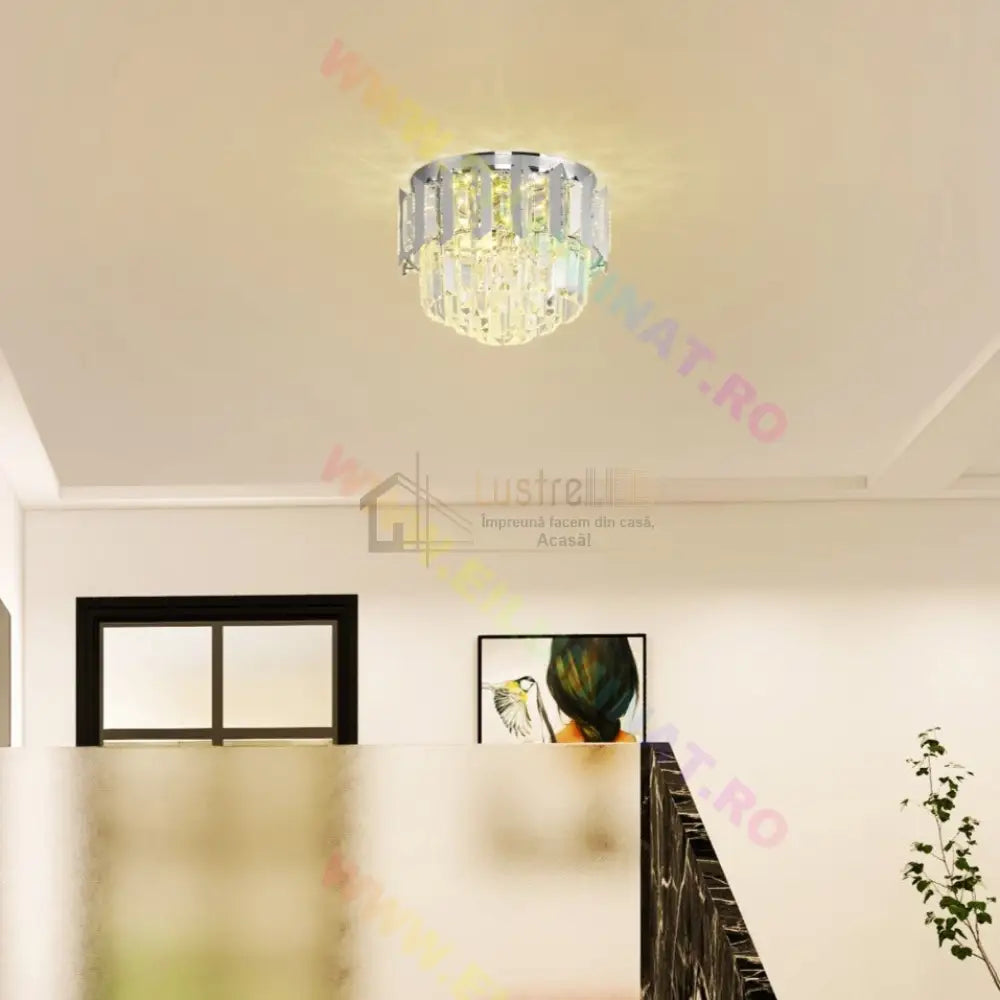 Aplica Led Silver Shine 30Cm Echivalent 300W Lighting Fixtures