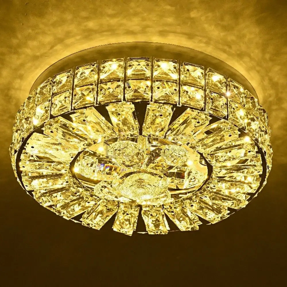 Aplica Led 48W Silver Sparkle Lighting Fixtures