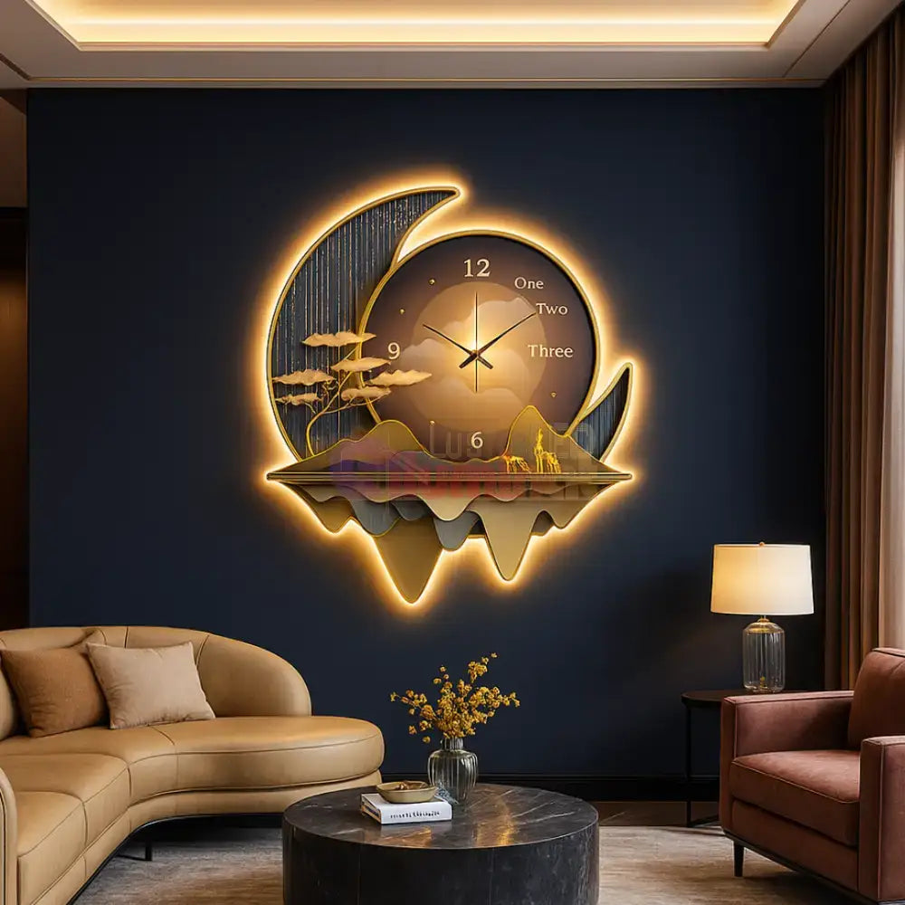 Aplica LED MoonClock 60cm lustreled.ro