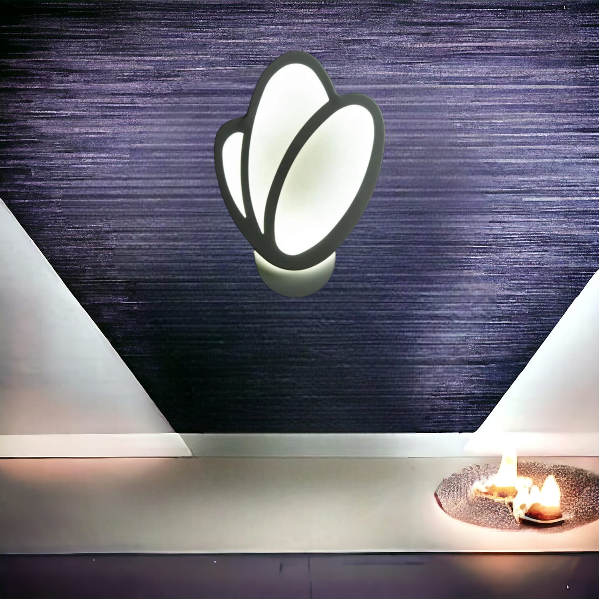 Aplica LED 24W Perete Tulip Echivalent 100W