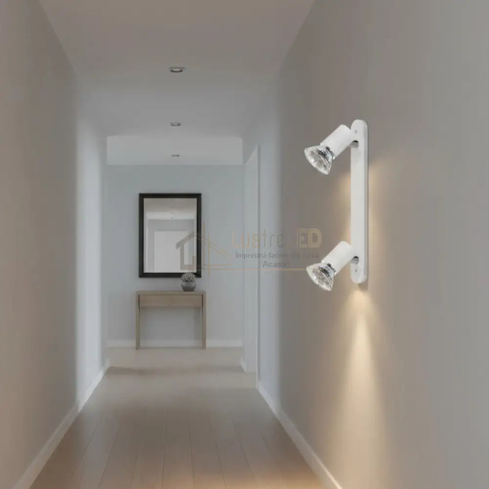 Aplica/Lustra cu 2 Spoturi MINI White Eglo Lighting Fixtures