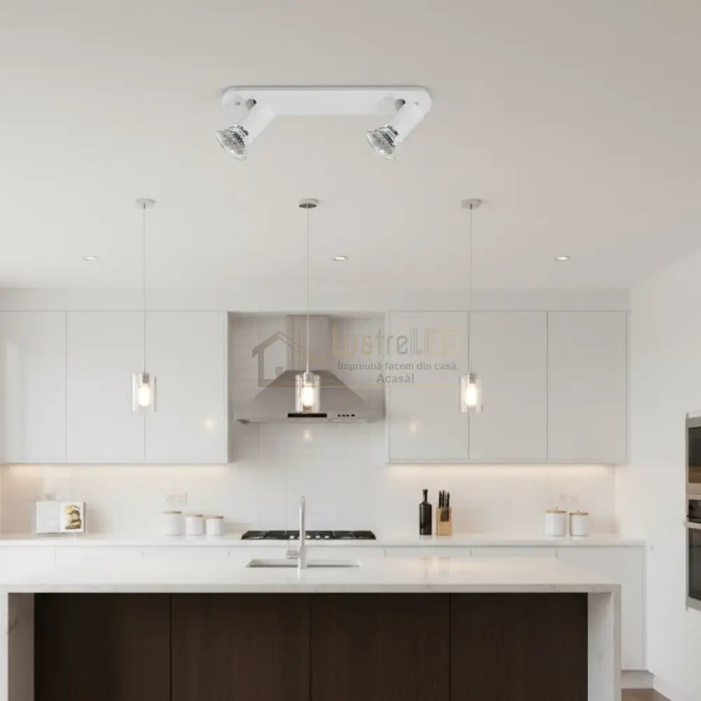Aplica/Lustra cu 2 Spoturi MINI White Eglo Lighting Fixtures
