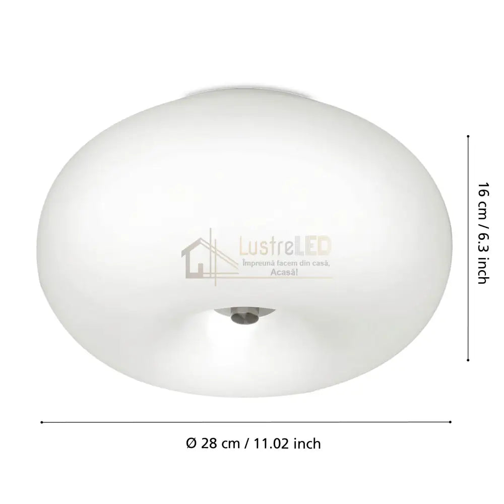 Aplica/Lustra OPTICA White Ø28CM Eglo Lighting Fixtures