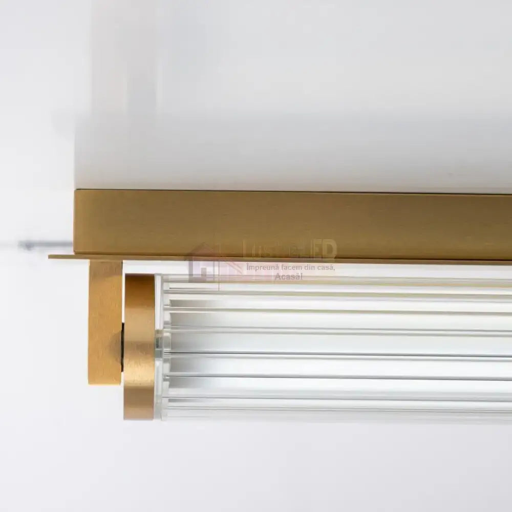 Aplica Perete Telecomanda Luxury Glass Gold AURIE / CRISTAL / APLICA PERETE Wall Light Fixtures