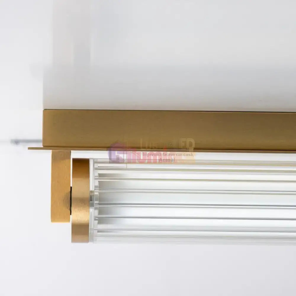 Aplica Perete Telecomanda Luxury Glass Gold lustreled.ro