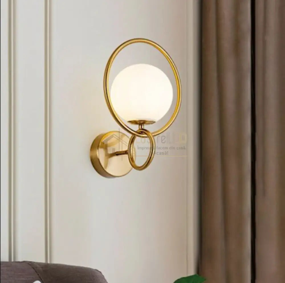 Aplica Nordic Style Abajur Mat Gold Classic Luxury Mx906-1 Wall Light Fixtures