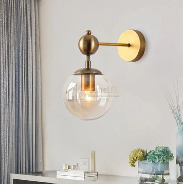 Aplica Nordic Style Abajur Transparent BD627/1 GD