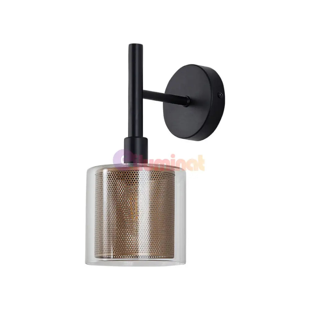 Aplica Perete 1xE14 Black lustreled.ro