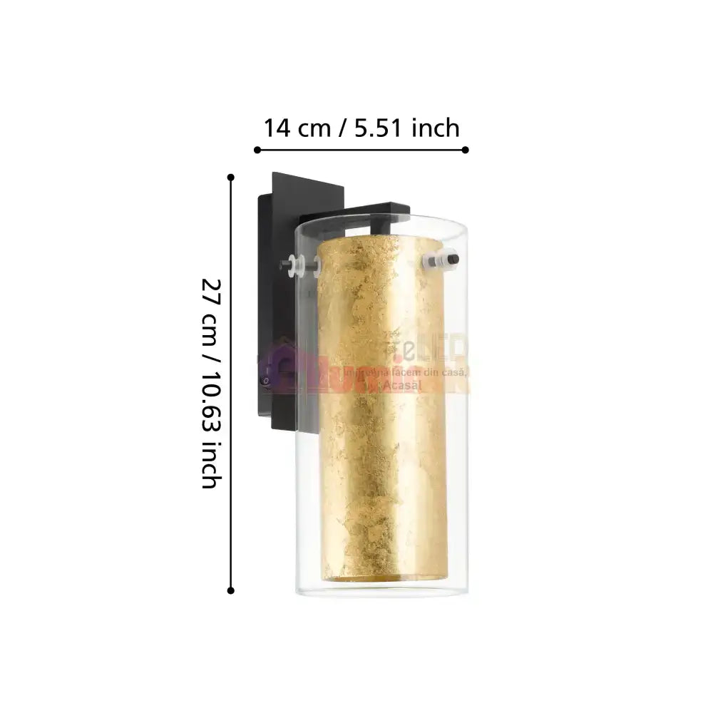 Aplica LED 40W PINTO GOLD EGLO 97839 lustreled.ro