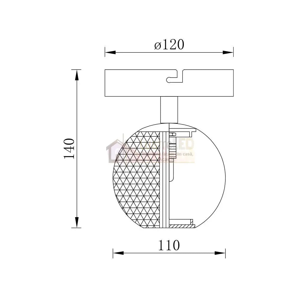 Aplica Perete Cebolla Gold AURIE / ABAJUR / APLICA PERETE Wall Light Fixtures
