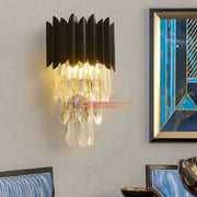 Aplica Perete Cristal 2xE14 Black Extravaganza lustreled.ro