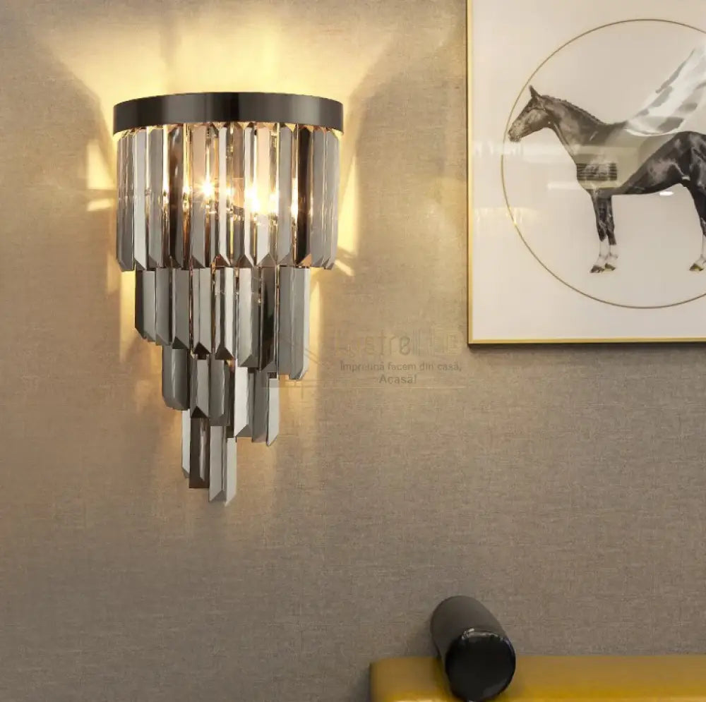 Aplica Perete Cristal Dark Luxury Wall Light Fixtures