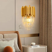 Aplica Perete Cristal Glory Aurie Wall Light Fixtures