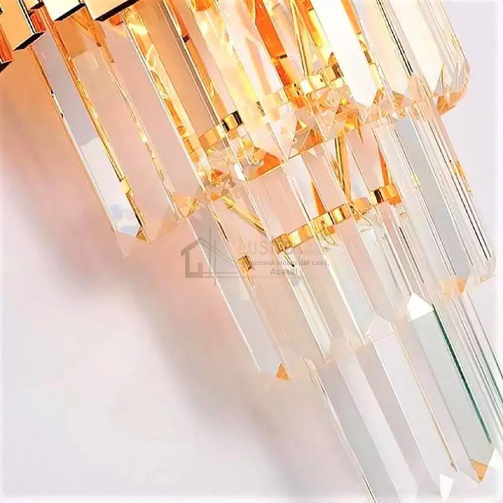 Aplica Perete Cristal Glory Aurie Wall Light Fixtures