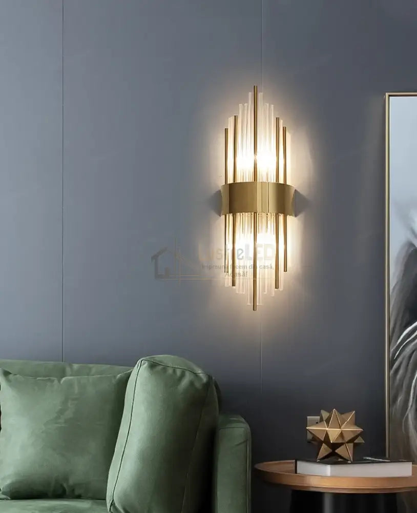 Aplica Perete Cristal Golden Crown Wall Light Fixtures