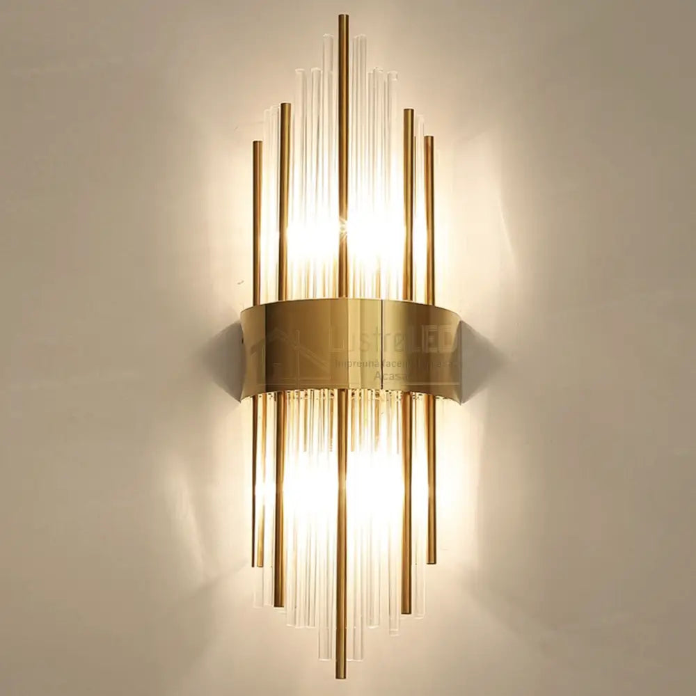 Aplica Perete Cristal Golden Crown Wall Light Fixtures