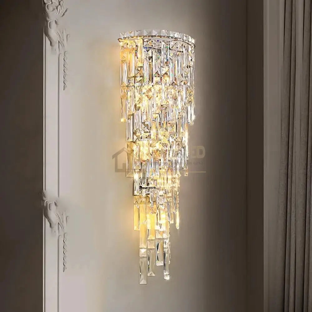 Aplica Perete Cristal Grande Glass 7xE14 Wall Light Fixtures