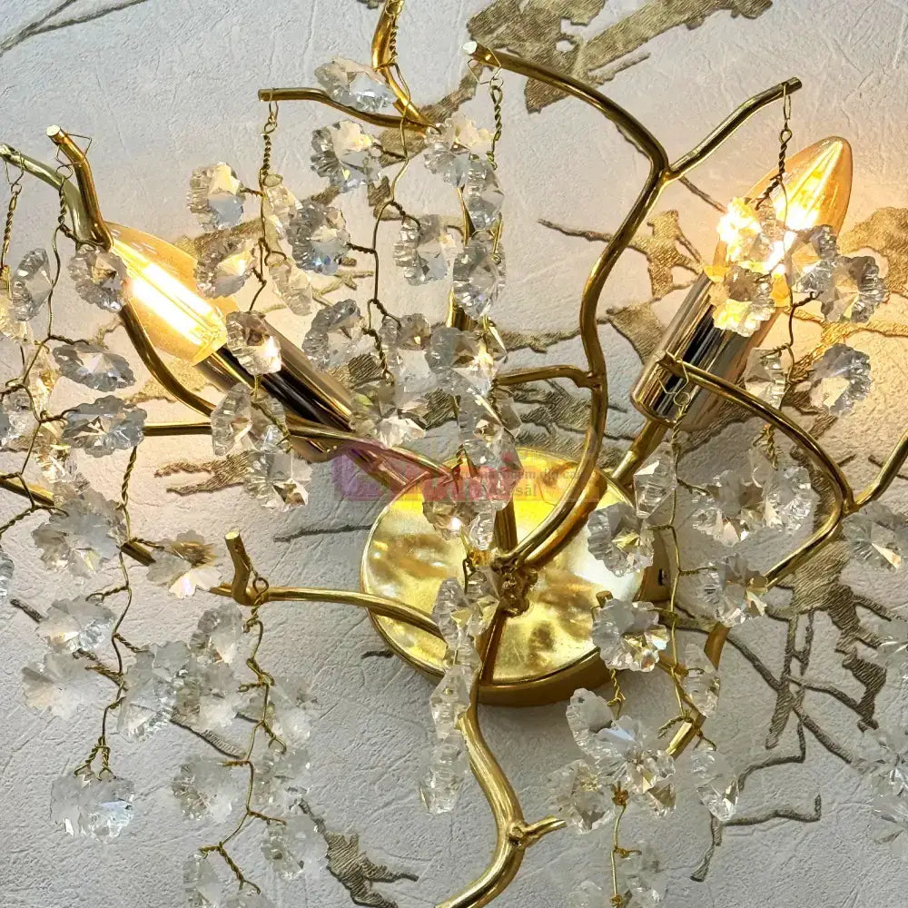 Aplica Perete Cristal Luxury Golden Ravena lustreled.ro