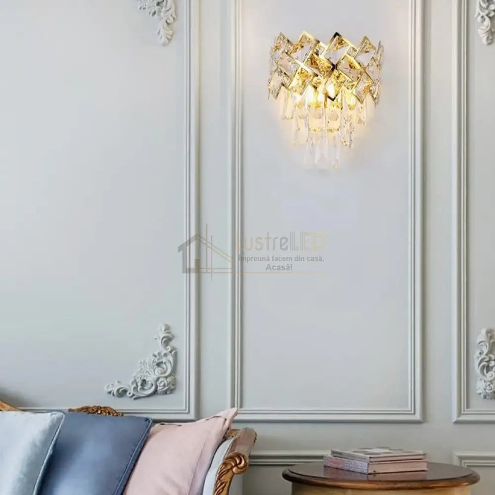 Aplica Perete Cristal Malli Wall Light Fixtures