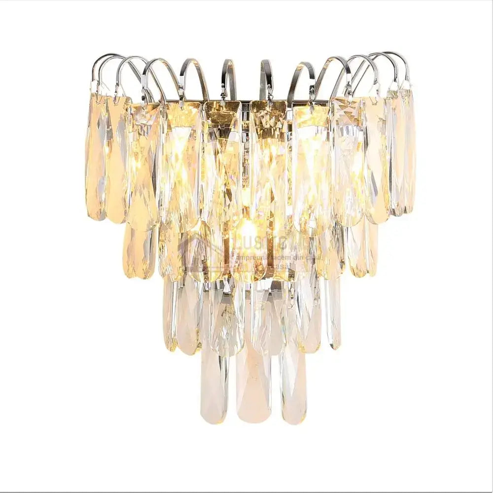 Aplica Perete Cristal May Argintie Wall Light Fixtures