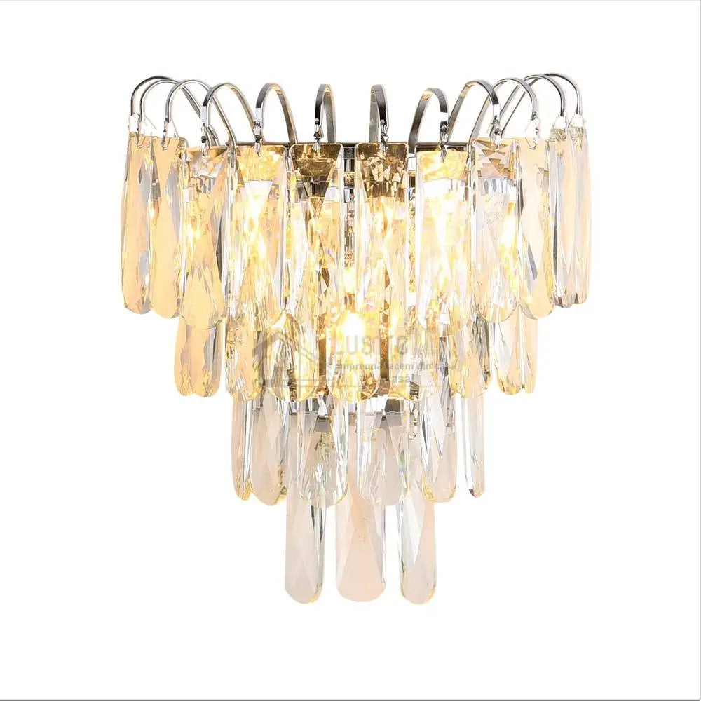 Aplica Perete Cristal May Argintie Wall Light Fixtures