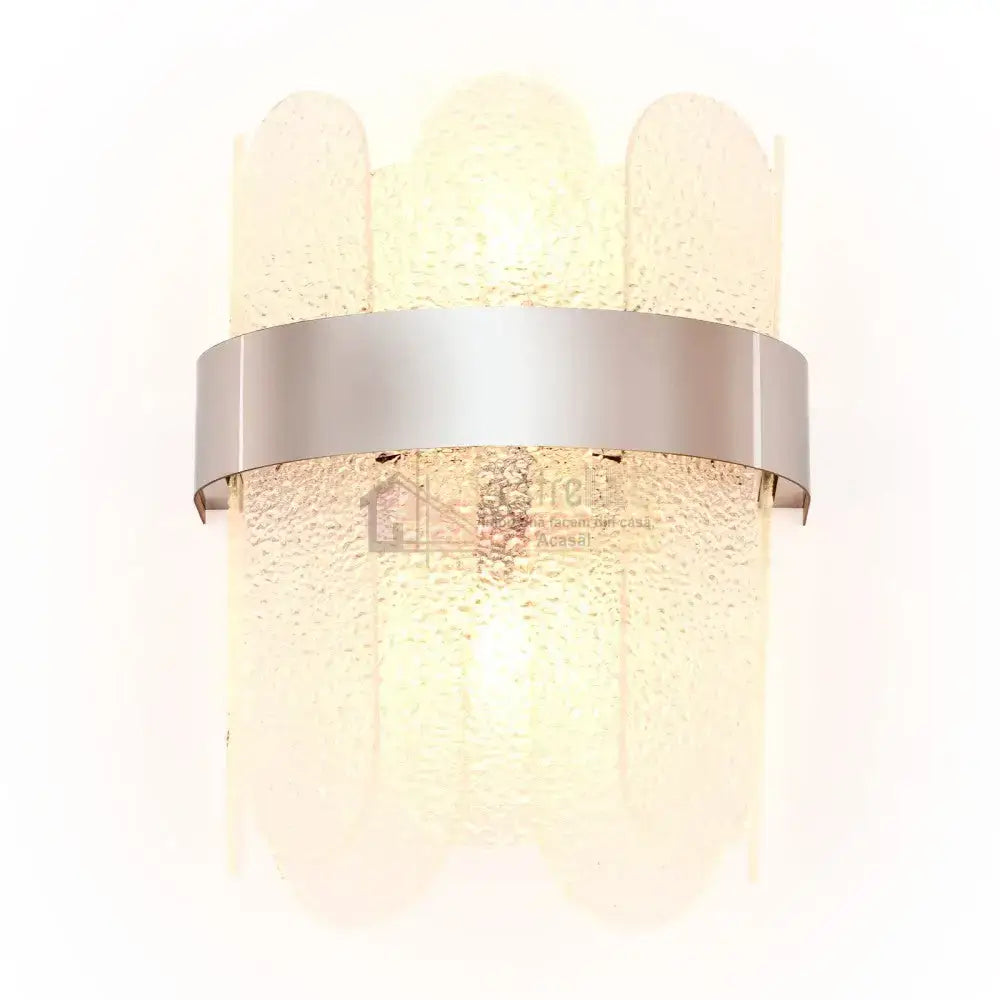 Aplica Perete Cristal QUEEN ARGINTIE / CRISTAL / APLICA PERETE Wall Light Fixtures