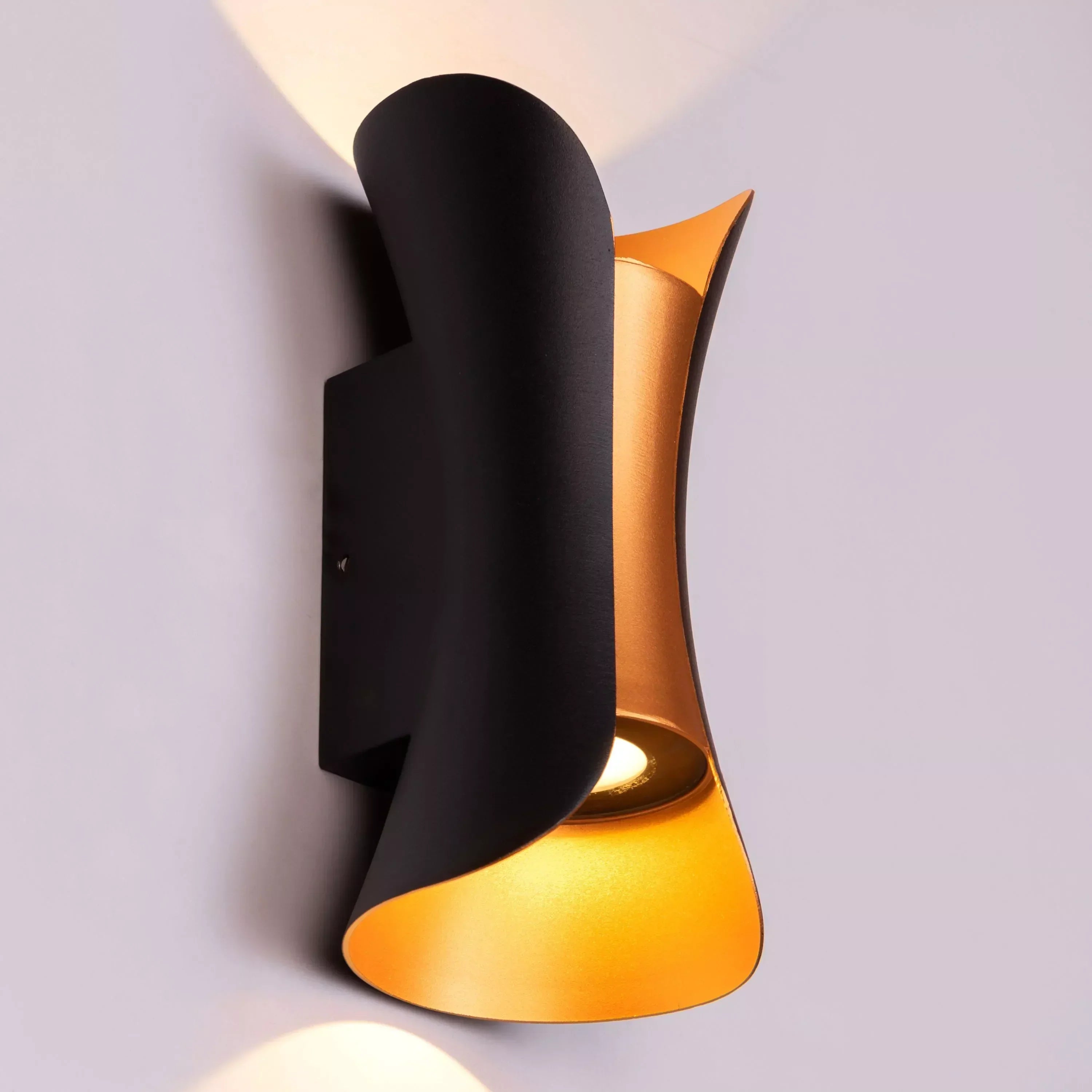 Aplica Led Exterior 2X5W Ultron Gold Wall Light Fixtures