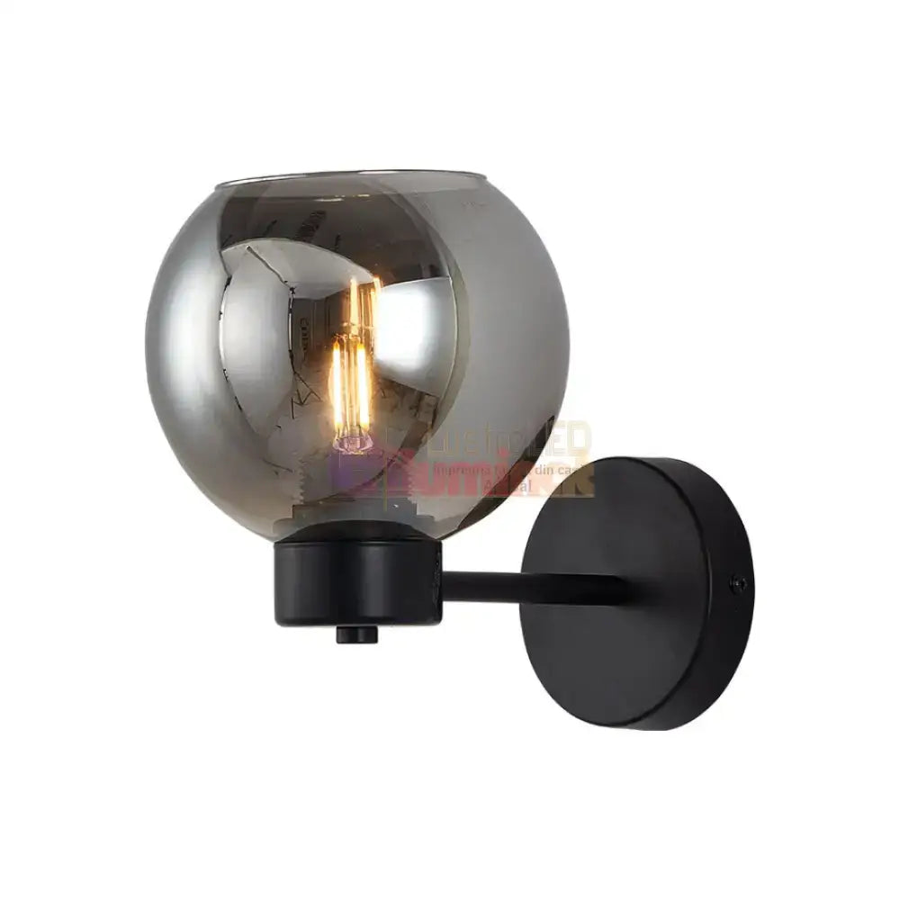 Aplica Perete 1xE27 Smokey lustreled.ro