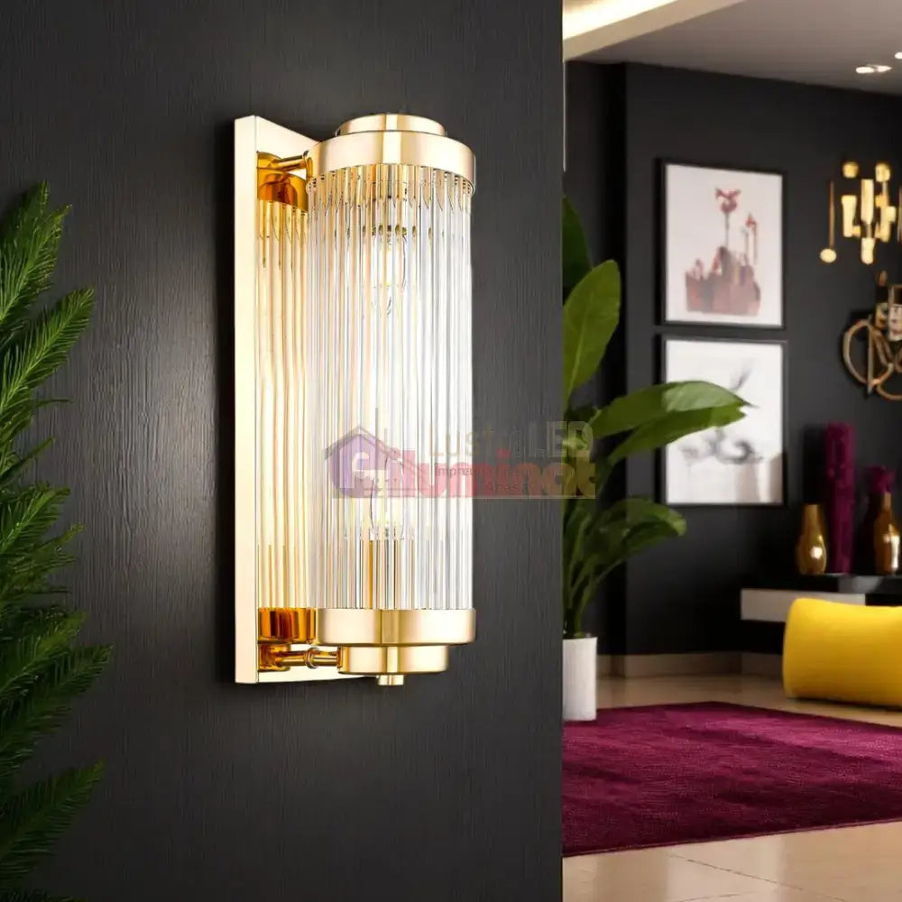 Aplica Perete Gold Luxury SERGIO Rotativa Reglabila lustreled.ro