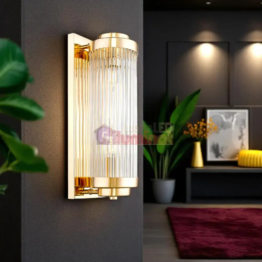 Aplica Perete Gold Luxury SERGIO Rotativa Reglabila lustreled.ro