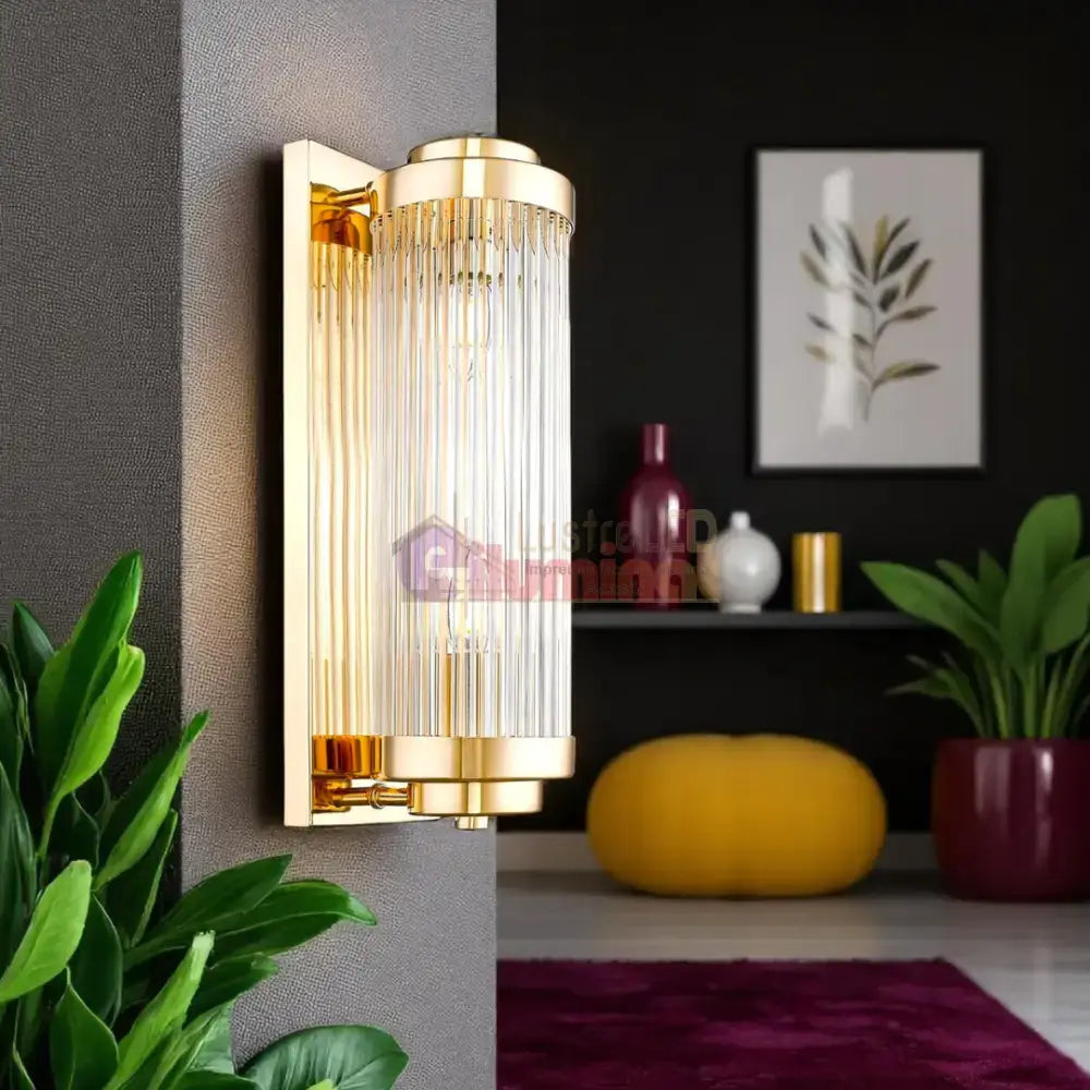 Aplica Perete Gold Luxury SERGIO Rotativa Reglabila lustreled.ro