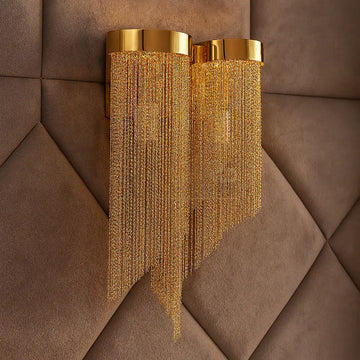 Aplica Perete Golden Chains Deluxe 2xE14