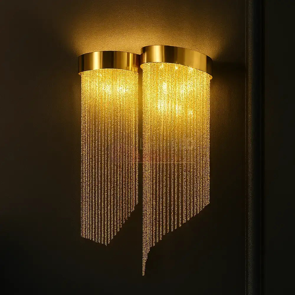 Aplica Perete Golden Chains Deluxe 2xE14 MINIMALIST DESIGN / AURIE / APLICA PERETE Lighting