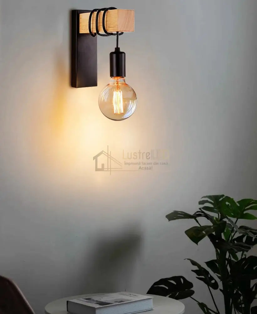 Aplica Perete Lemn Design Wall Light Fixtures