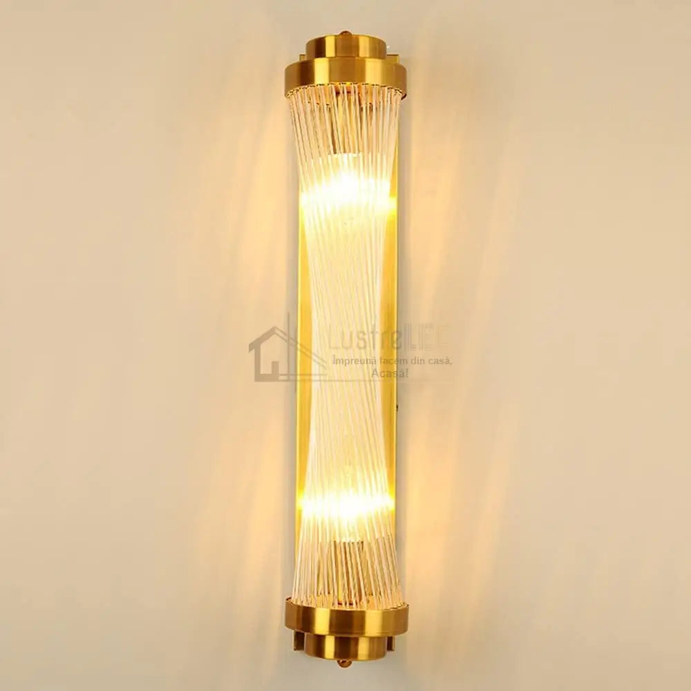 Aplica Perete Luxury Glass Gold Reglabila AURIE / CRISTAL / APLICA PERETE Wall Light Fixtures